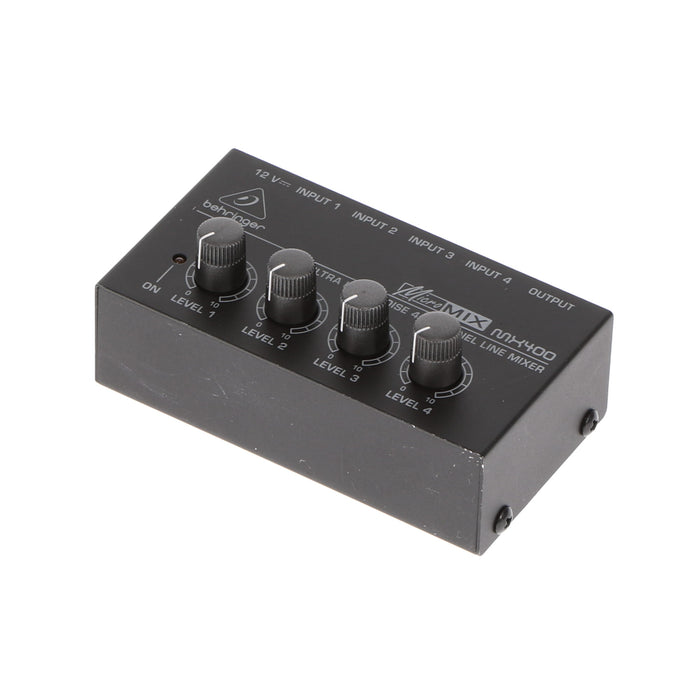 【中古品】Behringer MX400 4チャンネルラインミキサー