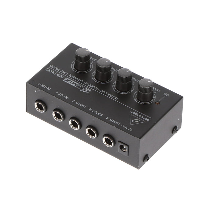 【中古品】Behringer MX400 4チャンネルラインミキサー