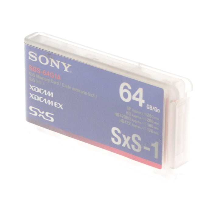 【セール】【中古品】SONY SBS-64G1A SxS-1メモリーカード 64GB