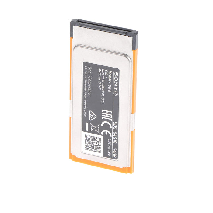 【中古品】SONY SBS-64G1B SxS-1メモリーカード 64GB