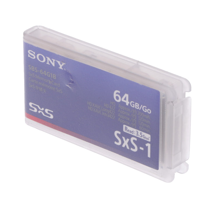 【中古品】SONY SBS-64G1B SxS-1メモリーカード 64GB
