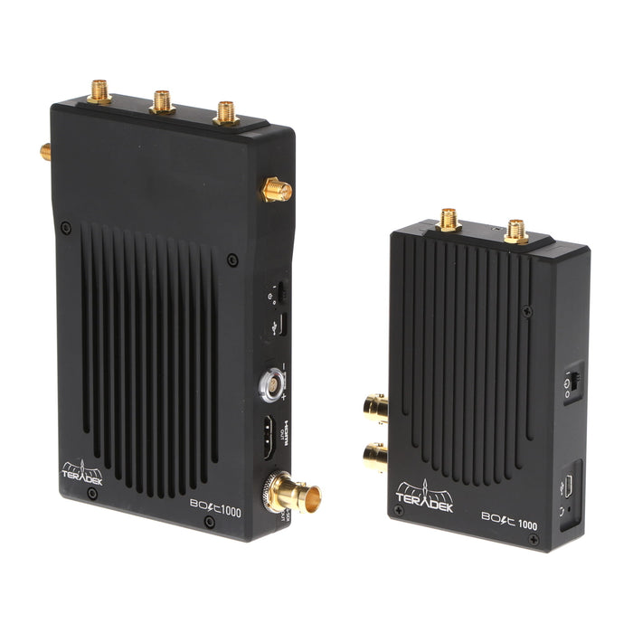 【中古品】Teradek 10-0965 BOLT 1000 トランスミッタ/レシーバセットモデル SDI/HDMI対応(プロテクティブケース付)