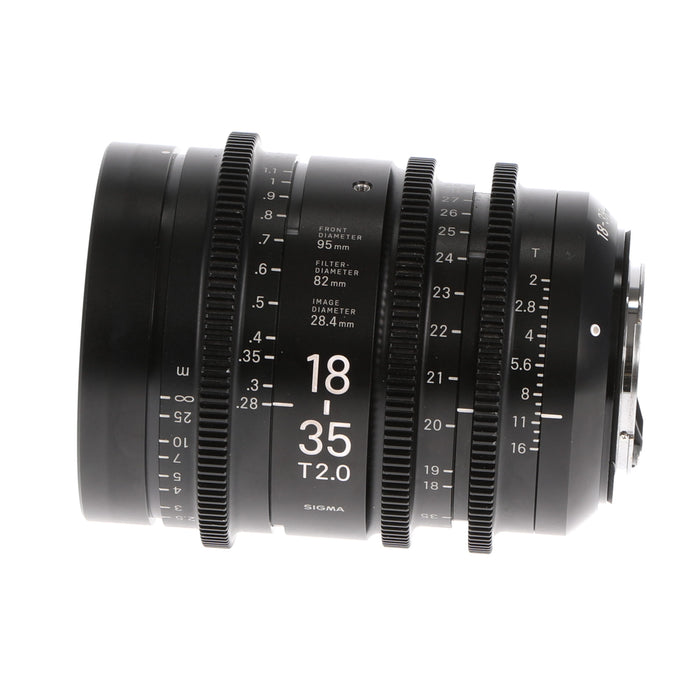 【セール】【中古品】SIGMA 933548 High Speed Zoom Line(18-35mm/T2/EFマウント/メートル表記)