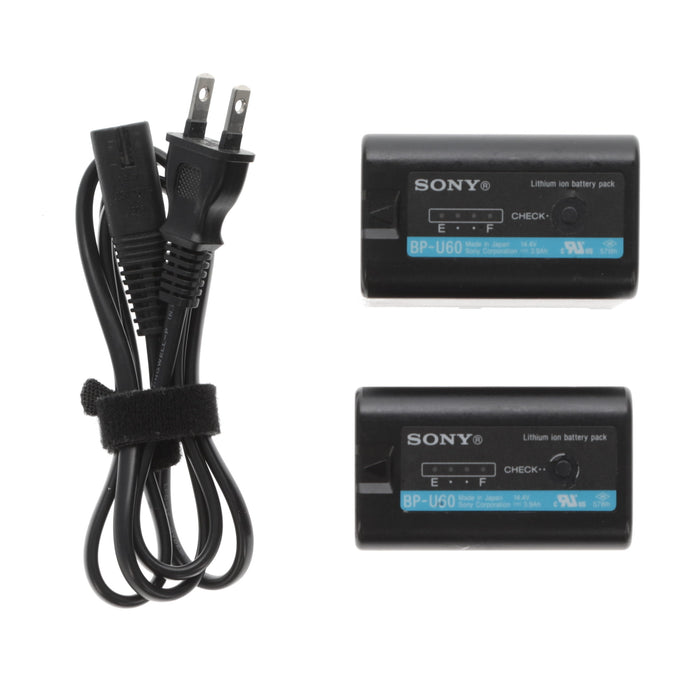 【中古品】SONY BC-U2 バッテリーチャージャー(バッテリーパック2個付属)
