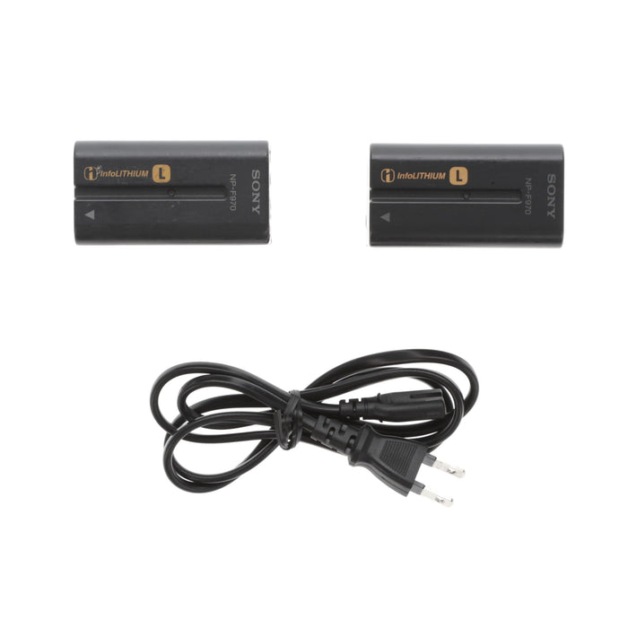 【中古品】SONY AC-VQ1051D ACアダプター/チャージャー(バッテリーパック2個付属)