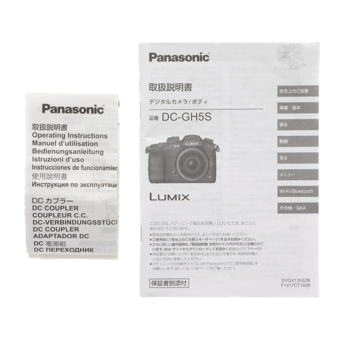 【中古品】Panasonic DC-GH5S-K ミラーレス一眼カメラ GH5S(ボディ)
