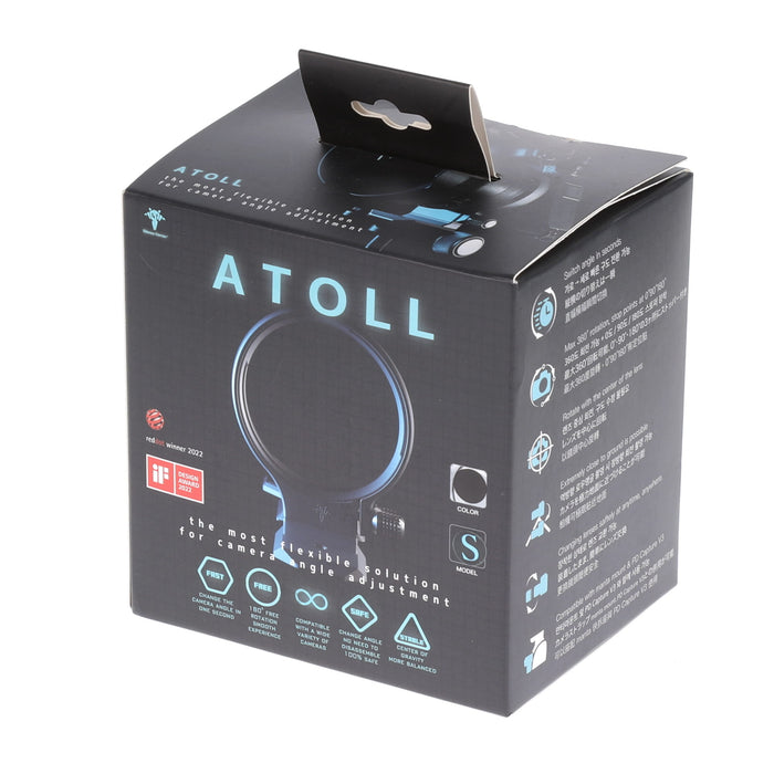 【中古品】Kenko ATOLL S Black レンズアングルアダプター