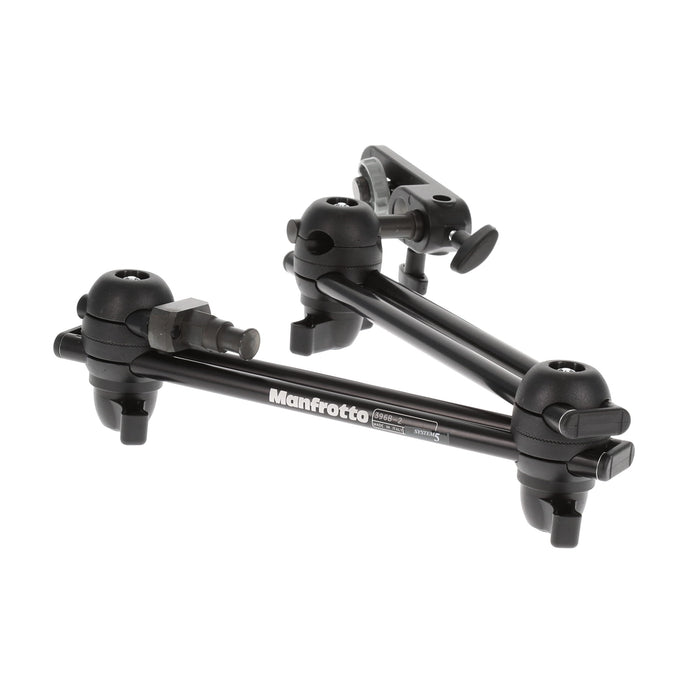 【中古品】Manfrotto 396B-2 ダブルアーティキュレーテッドアーム