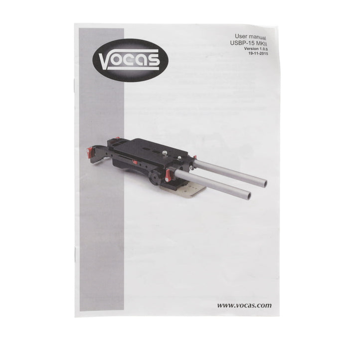 【中古品】Vocas 0350-2200 USBP-15 MKIIショルダーベースプレート