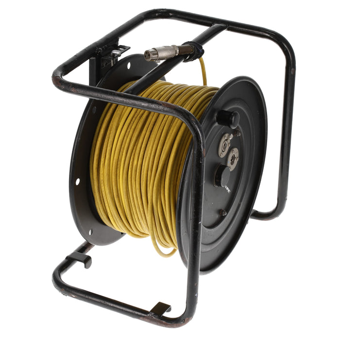 【セール】【中古品】CANARE R-300CN ケーブル付リール（XLR/約100m）イエロー