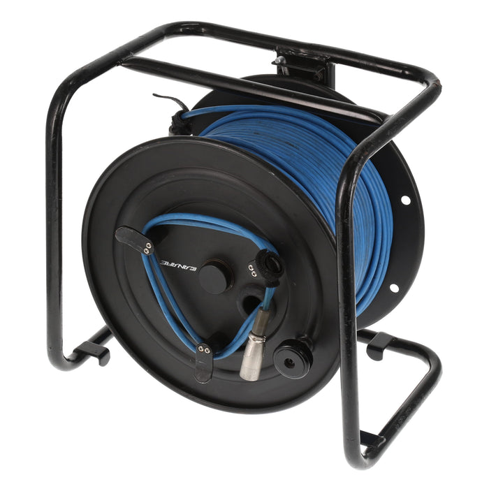 【中古品】CANARE R-300S ケーブル付リール（XLR/約100m）ブルー