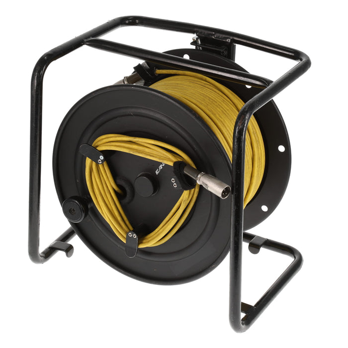 【中古品】CANARE R-300S ケーブル付リール（XLR/約100m）イエロー