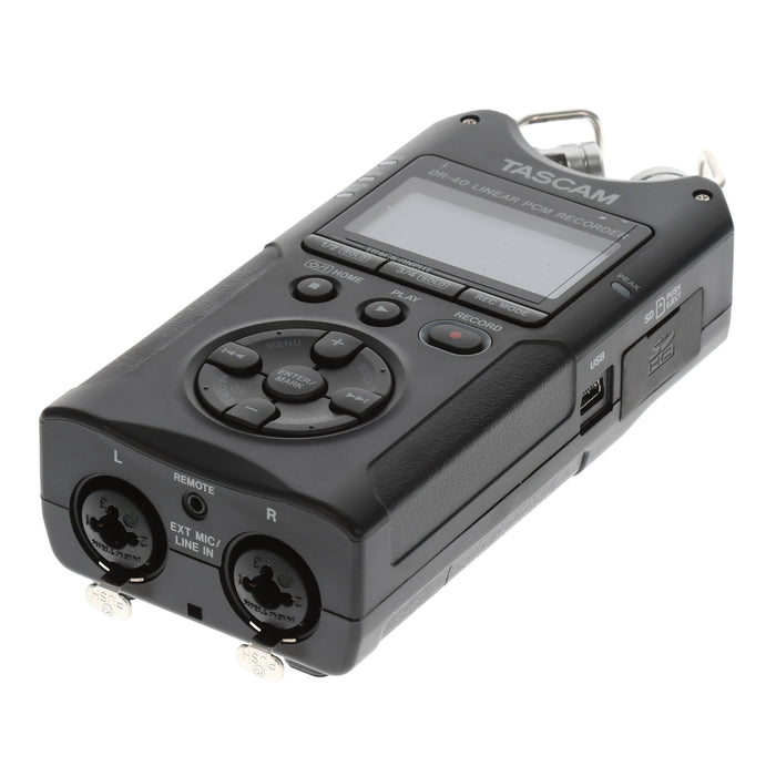 【中古品】TASCAM DR-40 24bit/96kHz対応リニアPCMレコーダー