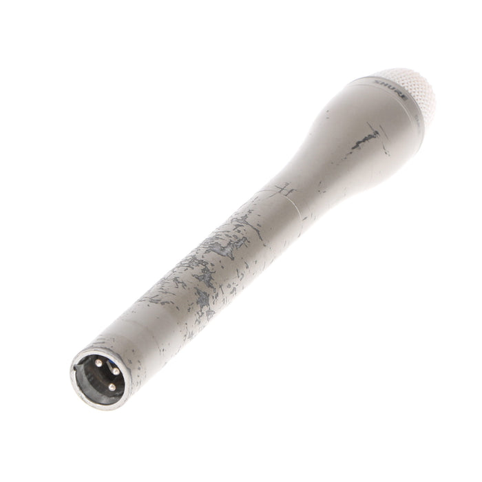 【中古品】SHURE SM63L ダイナミック型インタビューマイクロホン(ロング/シャンパンゴールド)