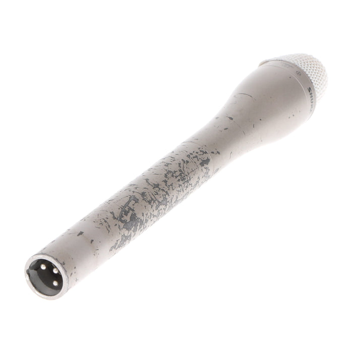 【中古品】SHURE SM63L ダイナミック型インタビューマイクロホン(ロング/シャンパンゴールド)