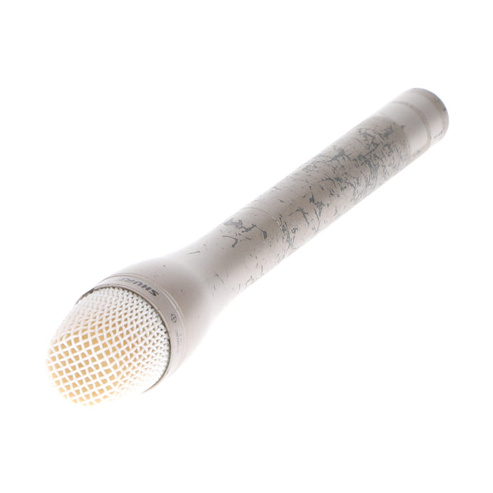 【中古品】SHURE SM63L ダイナミック型インタビューマイクロホン(ロング/シャンパンゴールド)