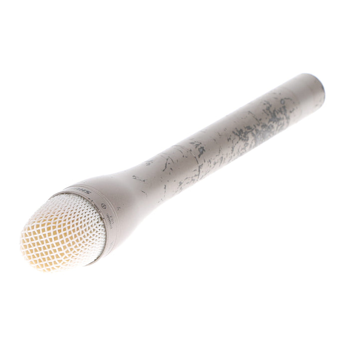 【中古品】SHURE SM63L ダイナミック型インタビューマイクロホン(ロング/シャンパンゴールド)