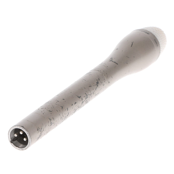【中古品】SHURE SM63L ダイナミック型インタビューマイクロホン(ロング/シャンパンゴールド)