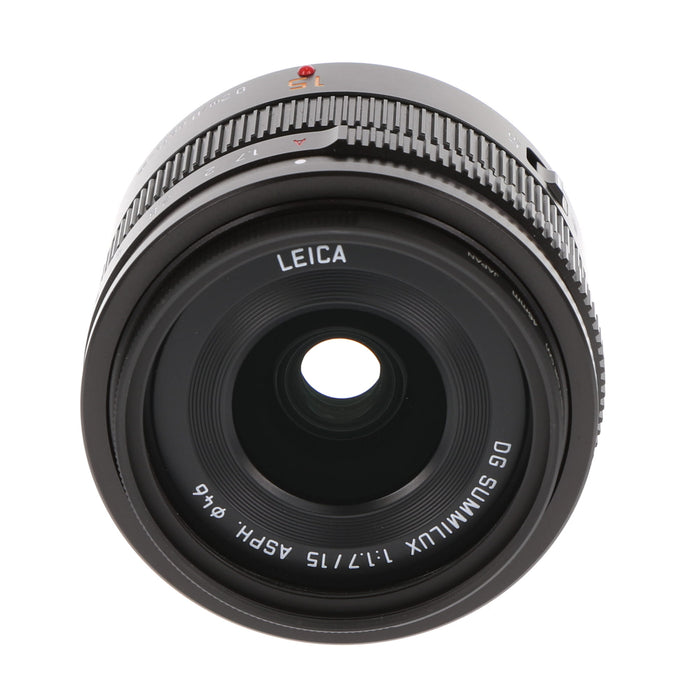 【中古品】Panasonic H-X015-K LEICA DG SUMMILUX 15mm/F1.7 ASPH.(ブラック)