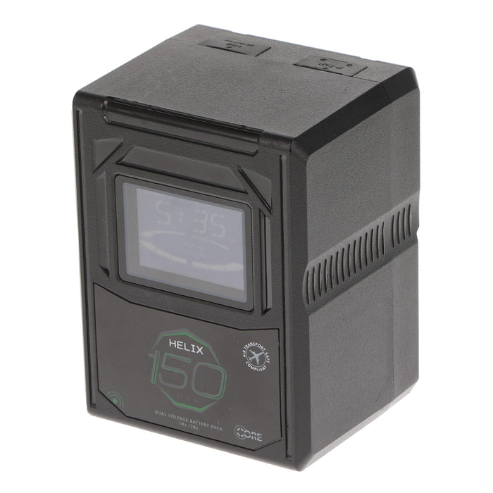 【中古品】Core SWX HLX-150MXS デュアル電圧Li-ion Vマウントバッテリー 148Wh(14.8V/10.0Ah) 14V/28V