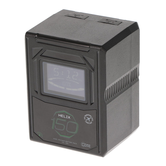 【中古品】Core SWX HLX-150MXS デュアル電圧Li-ion Vマウントバッテリー 148Wh(14.8V/10.0Ah) 14V/28V