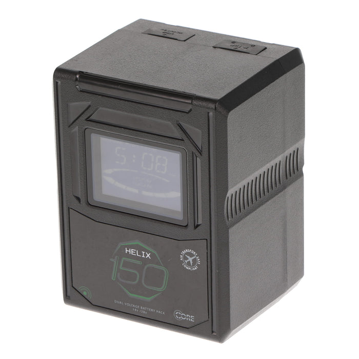 【中古品】Core SWX HLX-150MXS デュアル電圧Li-ion Vマウントバッテリー 148Wh(14.8V/10.0Ah) 14V/28V