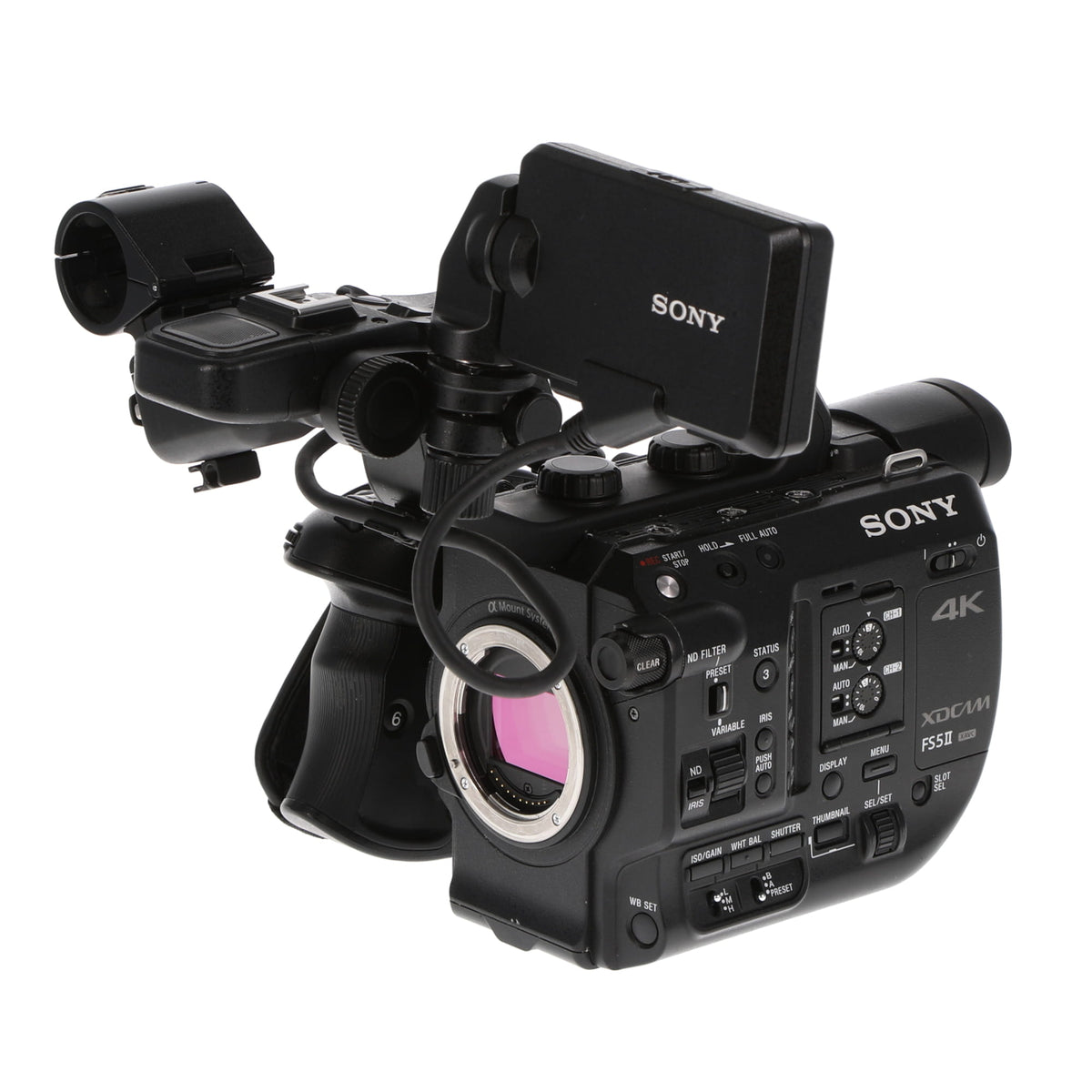 SONY XDCAM メモリーカムコーダー PXW-FS5 M2 中古品】SONY PXW-FS5M2 XDCAMメモリーカムコーダー(ボディのみ