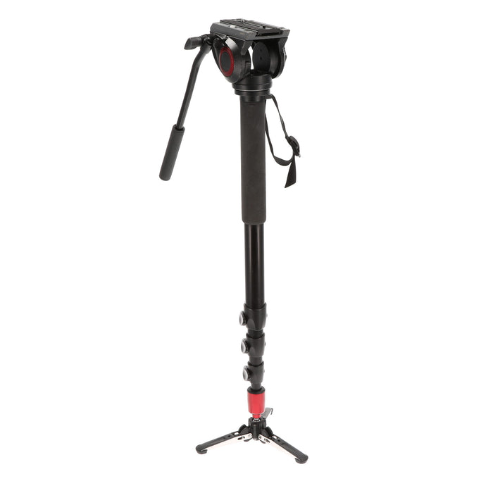 【中古品】Manfrotto MVM500A プロフルード ビデオ一脚(雲台付)