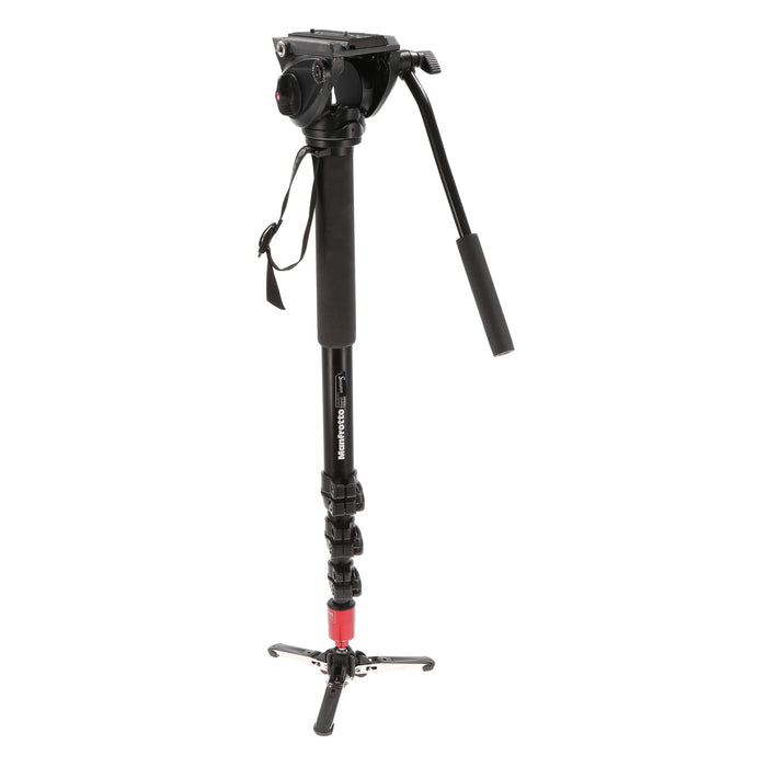 【中古品】Manfrotto MVM500A プロフルード ビデオ一脚(雲台付)