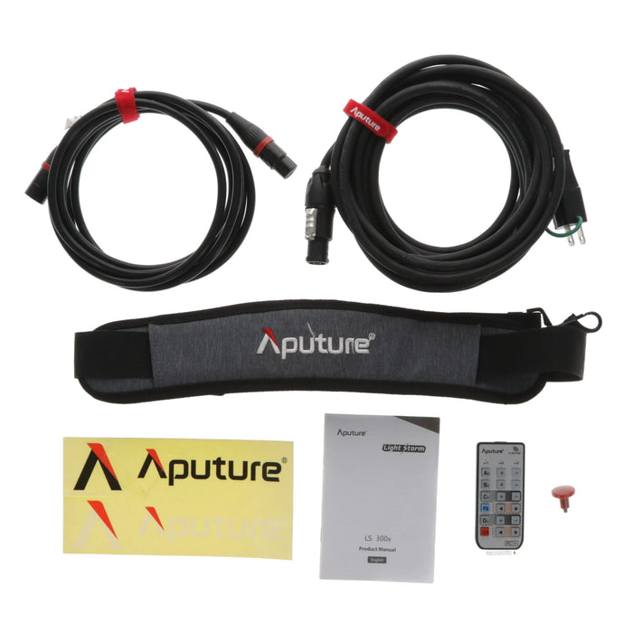 【中古品】Aputure APC0159A2B ライトストーム LS 300x バイカラー(2700-6500K)