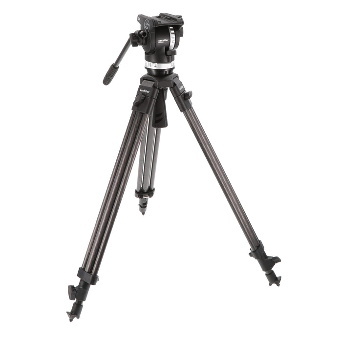【中古品】Sachtler システムAce L GSCF(1012) Ace L 三脚キット(カーボン/3段/スプレッダー無し)(ジャンク品)