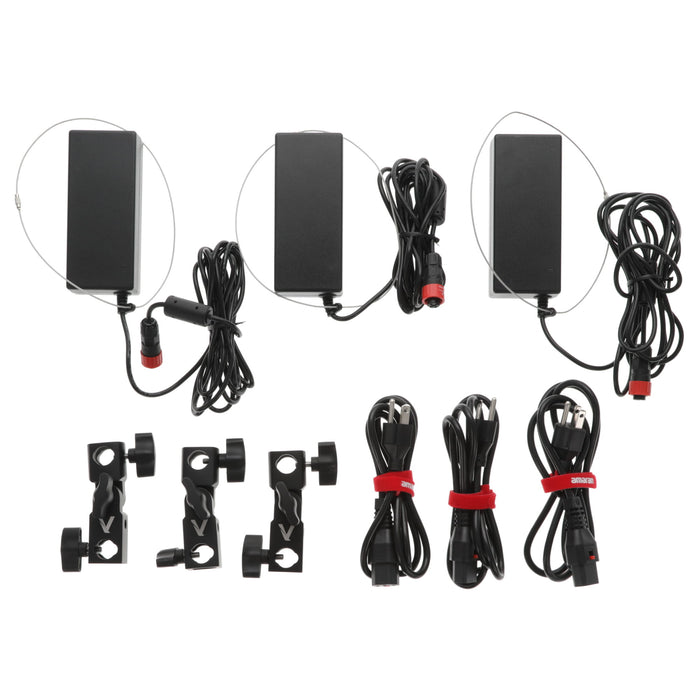 【中古品】Aputure APP60C3kit amaran P60c 3灯キット