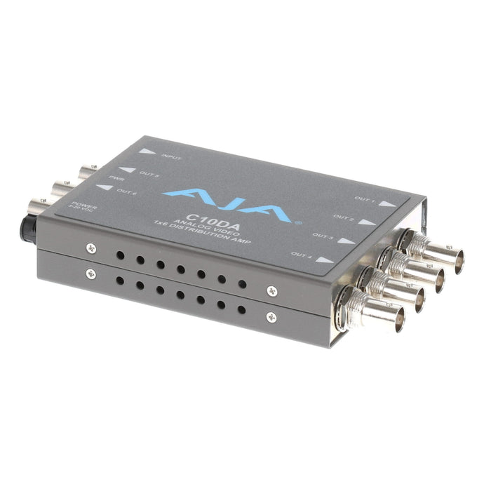 【中古品】AJA Video Systems C10DA 1x6 アナログビデオ 分配増幅器