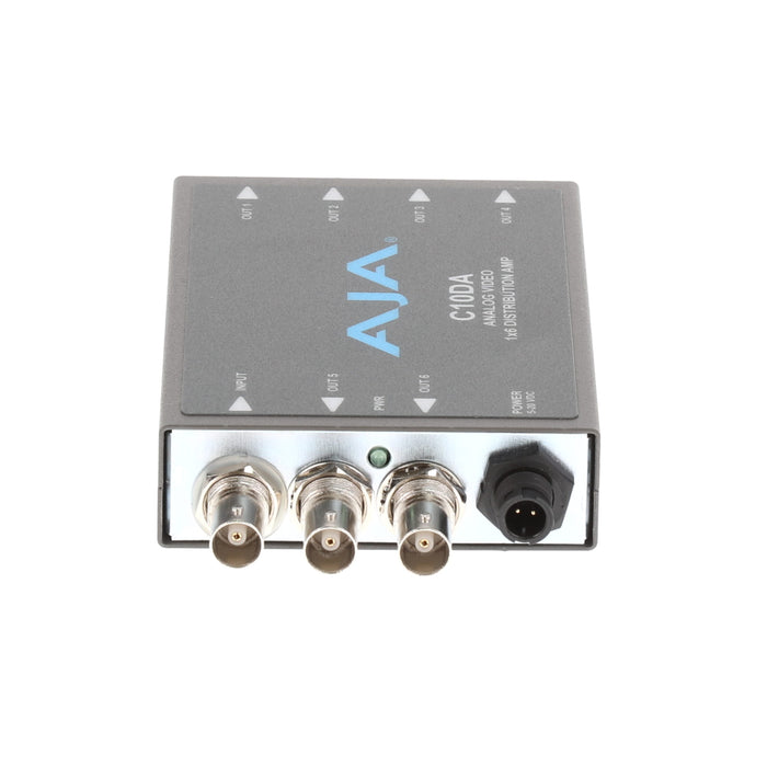 【中古品】AJA Video Systems C10DA 1x6 アナログビデオ 分配増幅器