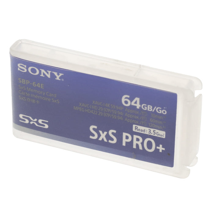 【中古品】SONY SBP-64E SxS PRO+ メモリーカード 64GB