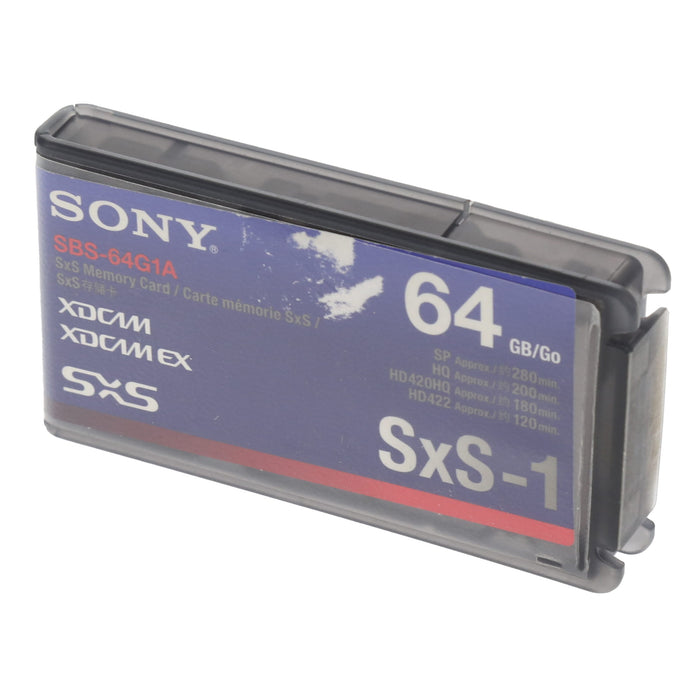 【中古品】SONY SBS-64G1A SxS-1メモリーカード 64GB