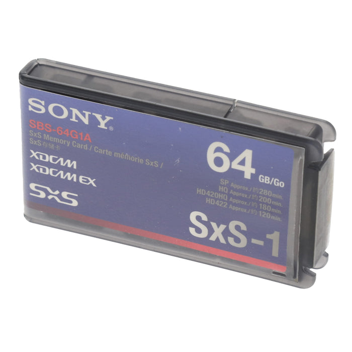 【中古品】SONY SBS-64G1A SxS-1メモリーカード 64GB