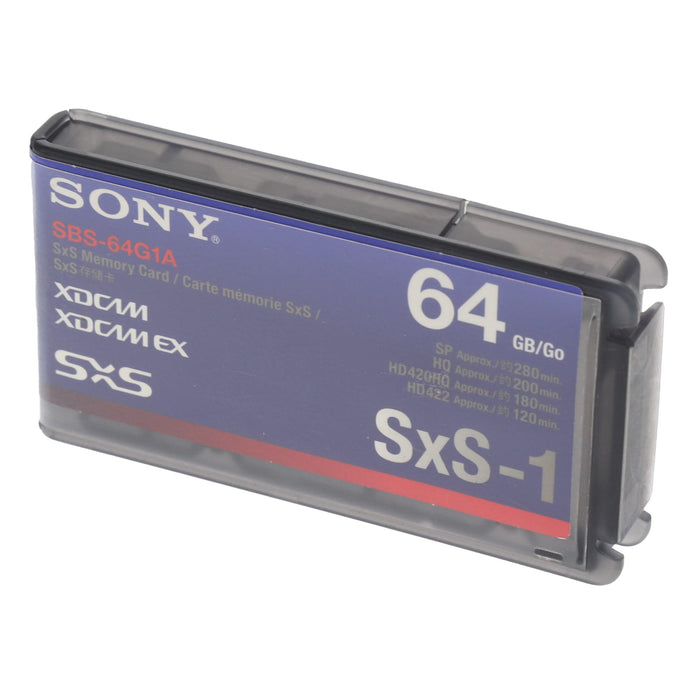 【中古品】SONY SBS-64G1A SxS-1メモリーカード 64GB