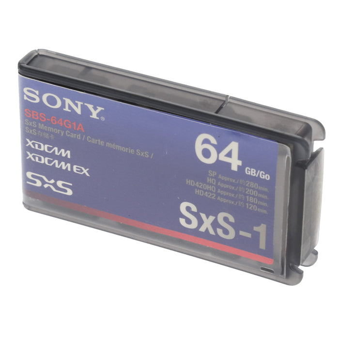 【中古品】SONY SBS-64G1A SxS-1メモリーカード 64GB