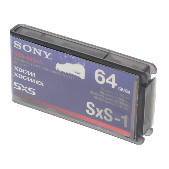 【中古品】SONY SBS-64G1A SxS-1メモリーカード 64GB
