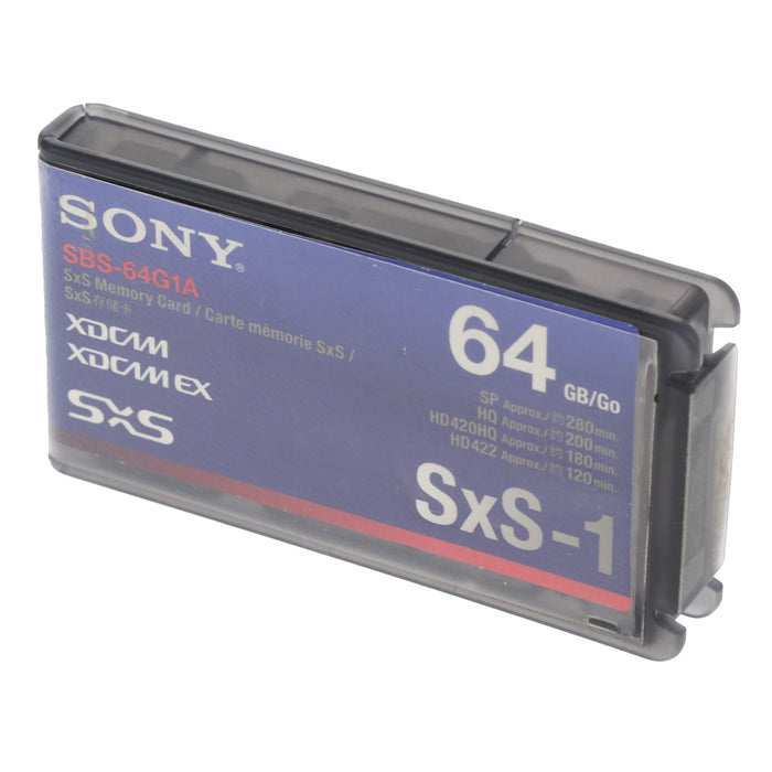 【中古品】SONY SBS-64G1A SxS-1メモリーカード 64GB