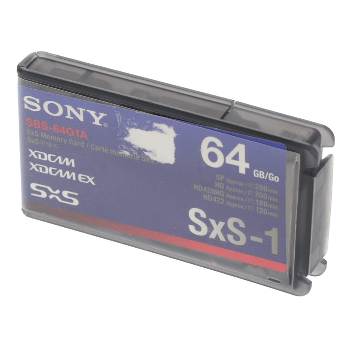 【中古品】SONY SBS-64G1A SxS-1メモリーカード 64GB