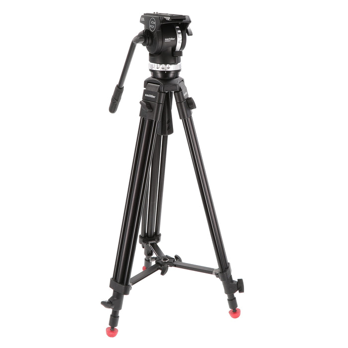 【中古品】Sachtler システムAce M MS(1001) Ace M 三脚キット(アルミ/3段/ミッド)(ジャンク品)
