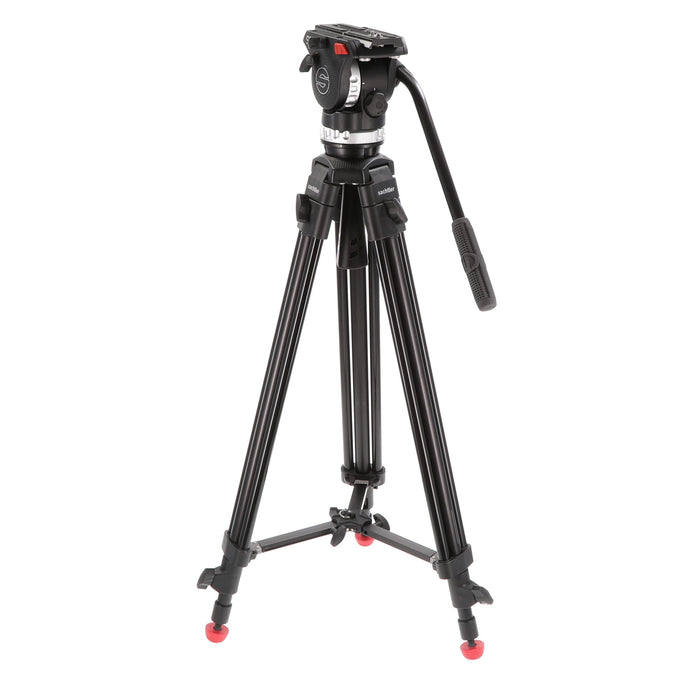 【中古品】Sachtler システムAce M MS(1001) Ace M 三脚キット(アルミ/3段/ミッド)(ジャンク品)