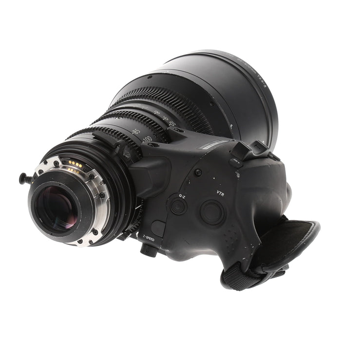 【中古品】FUJINON ZK3.5×85-SAFB ZK85-300mm T2.9-4.0(PLマウント/フィート表記/ドライブユニット付)