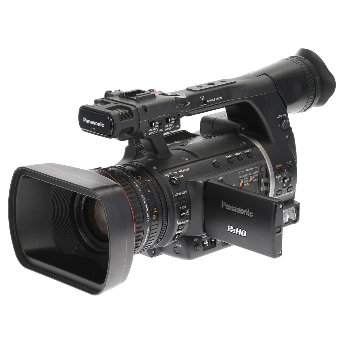 中古品】Panasonic AG-HPX250 P2メモリーカードカメラレコーダー