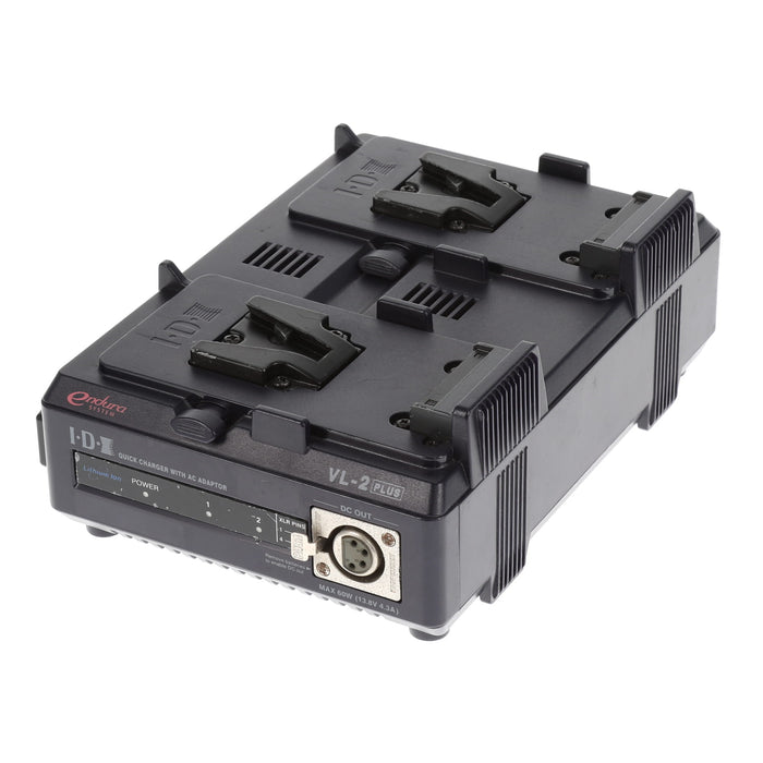 【中古品】IDX VL-2PLUS ACアダプター機能付2チャンネル順次急速充電器