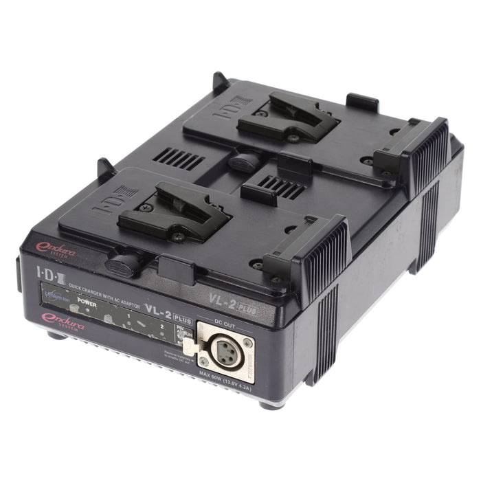 【中古品】IDX VL-2PLUS ACアダプター機能付2チャンネル順次急速充電器