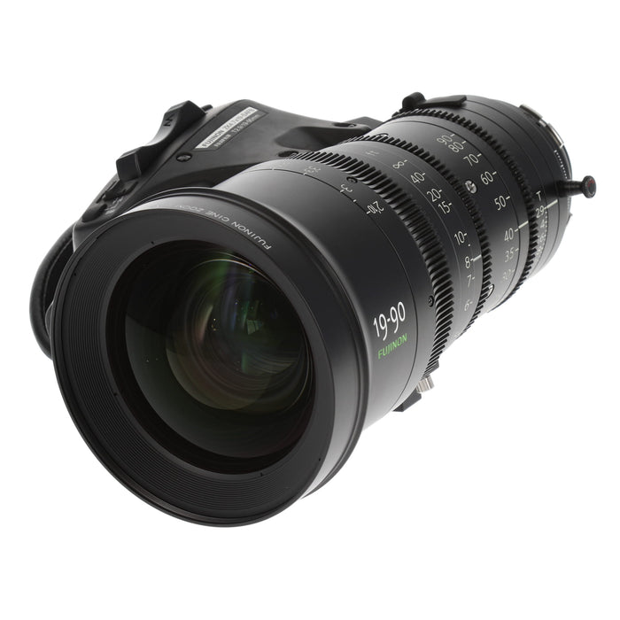 【中古品】FUJINON ZK4.7×19-SAFB ZK19-90mm T2.9(PLマウント/メートル表記/ドライブユニット付)