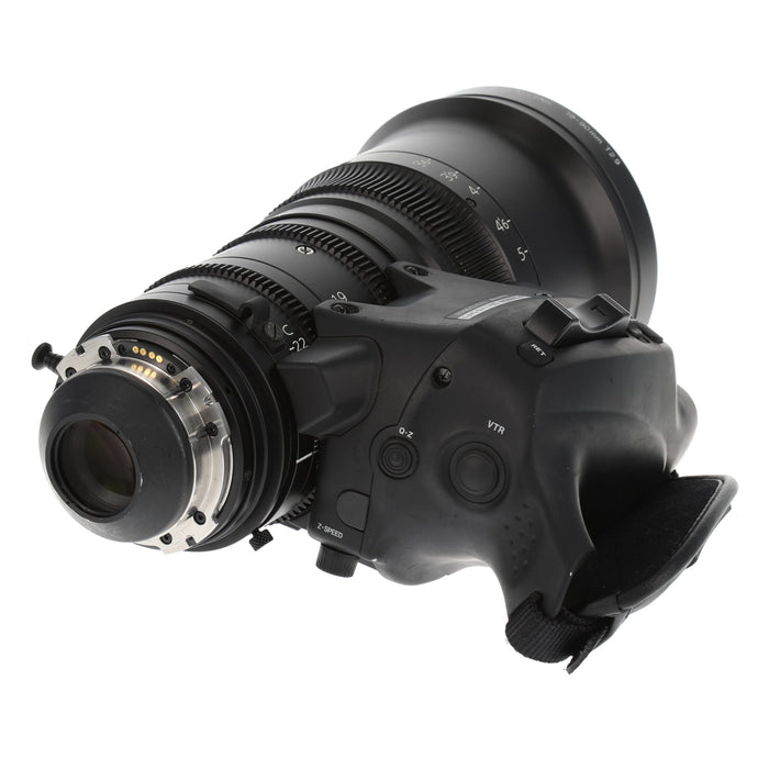 【中古品】FUJINON ZK4.7×19-SAFB ZK19-90mm T2.9(PLマウント/メートル表記/ドライブユニット付)